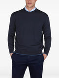 Paul & Shark bicolor collar crew-neck sweater