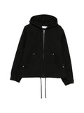 SAGE NATION drawstring-hood zip-up jacket