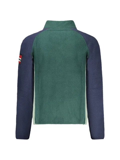 NORWAY 1963 colour-block fleece jacket
