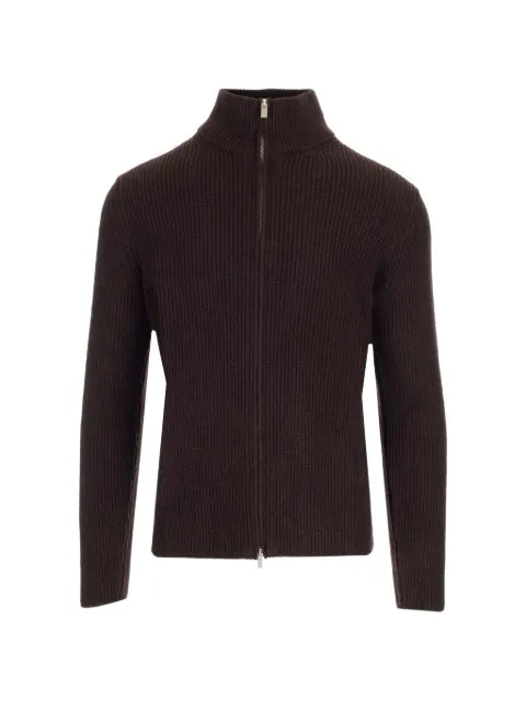 Al Duca D’Aosta 1902 ribbed-knit zip-up sweater