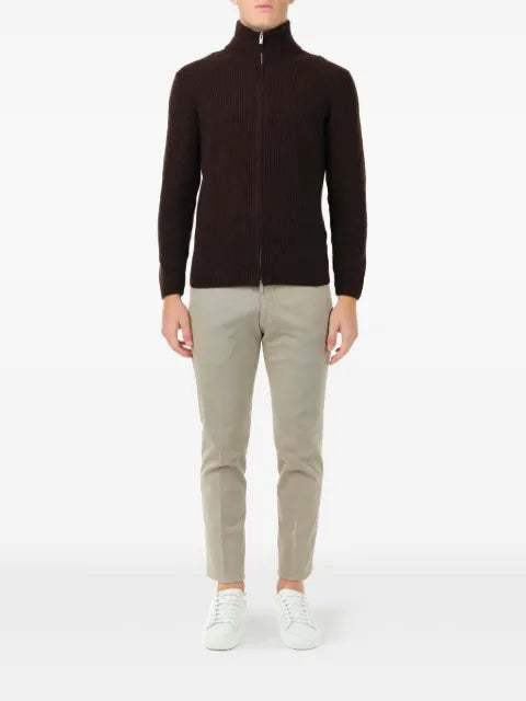 Al Duca D’Aosta 1902 ribbed-knit zip-up sweater