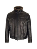 Al Duca D’Aosta 1902 quilted-shoulder leather jacket