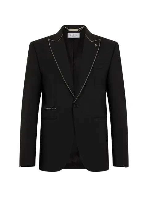 Philipp Plein stud-embellished regular-fit blazer