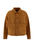 SAINT MXXXXXX x BerBerJin pleated suede jacket