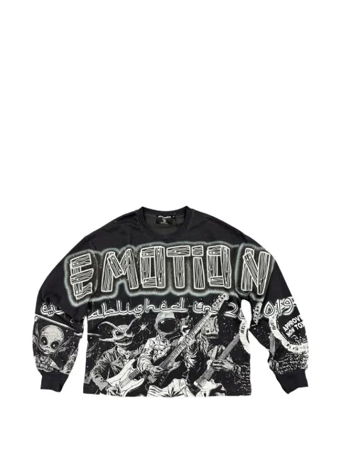 Mixed Emotion Astro graphic-print sweater