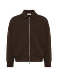 Calvin Klein logo-embroidered zip-up jacket