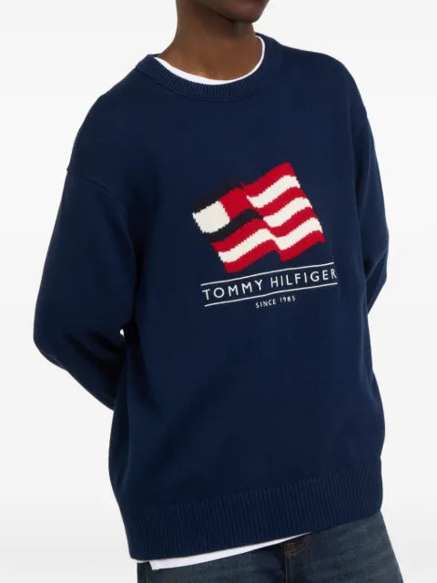 Tommy Hilfiger intarsia Flag sweater