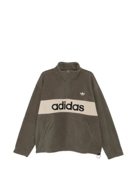 adidas Kids logo-embroidered fleece sweatshirt