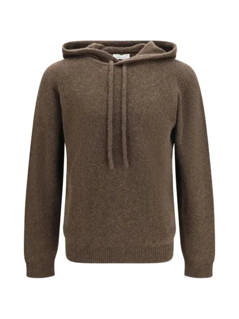 Roberto Collina drawstring-hood knitted hoodie