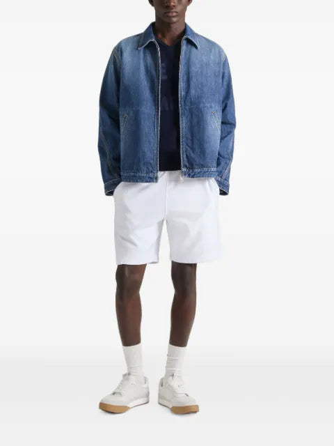 Givenchy couture seam jacket in dark blue denim