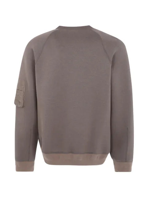 sacai zip-detail sweatshirt