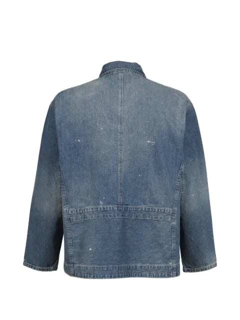 PORTER CLASSIC Breakfast zip-up denim jacket