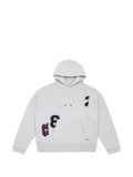Champion logo-print panelled hoodie