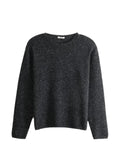 Auralee flecked-knit crew-neck sweater