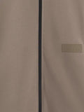 BOSS logo-patch zip-up sweatshirt