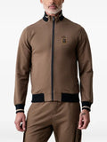 Aeronautica Militare logo-embroidered zip-up sweatshirt