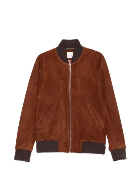 Paul Smith suede zip-fastening jacket