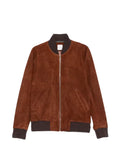 Paul Smith suede zip-fastening jacket