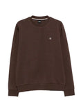 BOSS logo-plaque crew-neck sweatshirt
