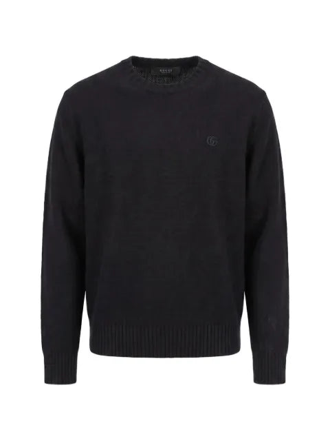 Gucci Interlocking G embroidered wool sweater