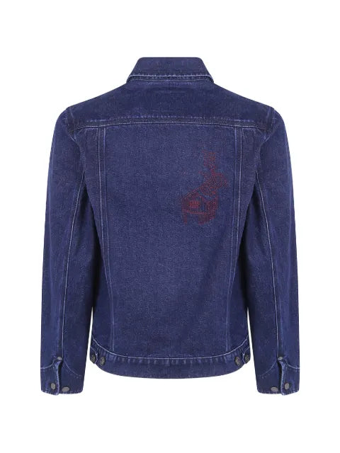 PS Paul Smith embroidered denim jacket