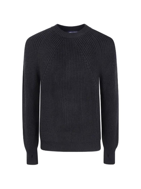 Comme des Garçons Homme ribbed-knit raglan-sleeve sweater