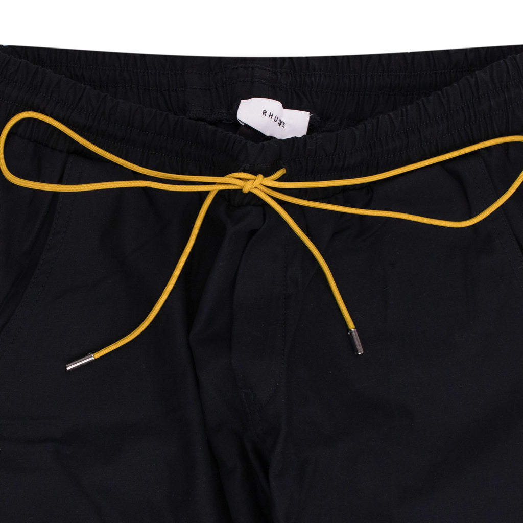 Black Knee Zip Cargo Pants