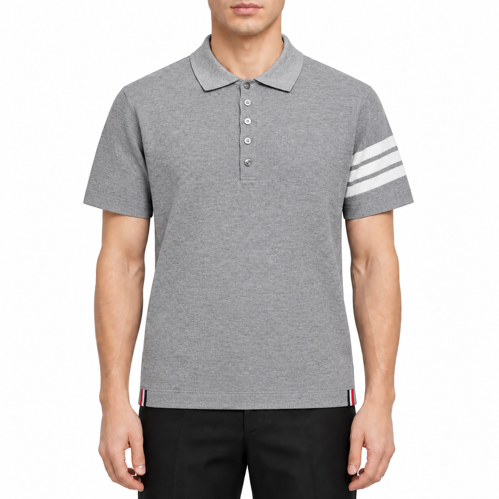 Classic Four-Bar Wool T-Shirt | Thom Browne