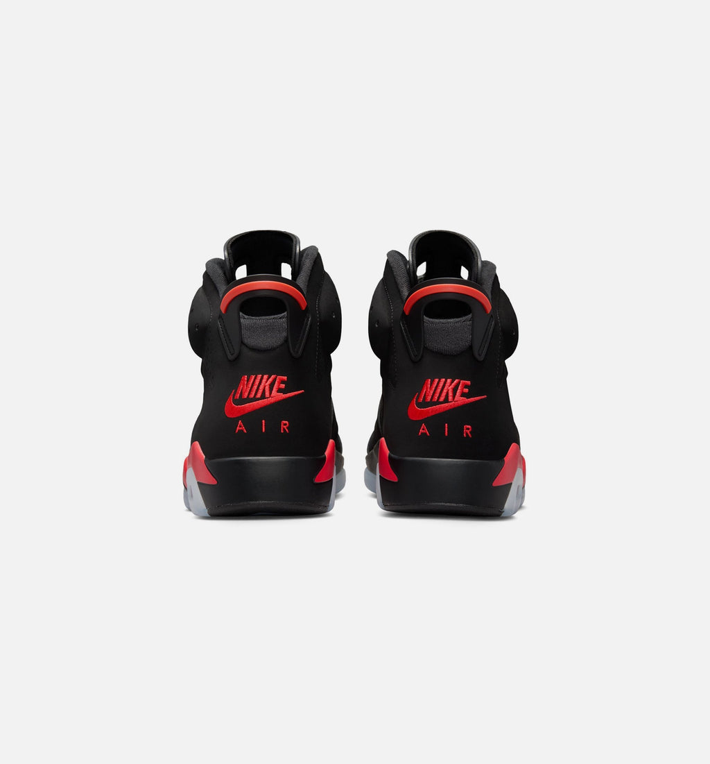Air Jordan 6 Retro Infrared Salesman Men's Lifestyle Shoes - Black/Light Crimson