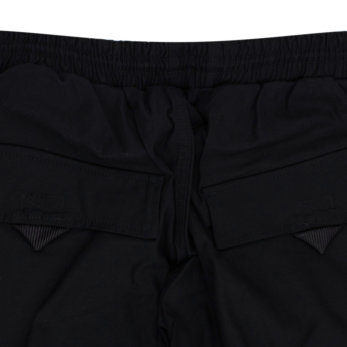 Black Knee Zip Cargo Pants