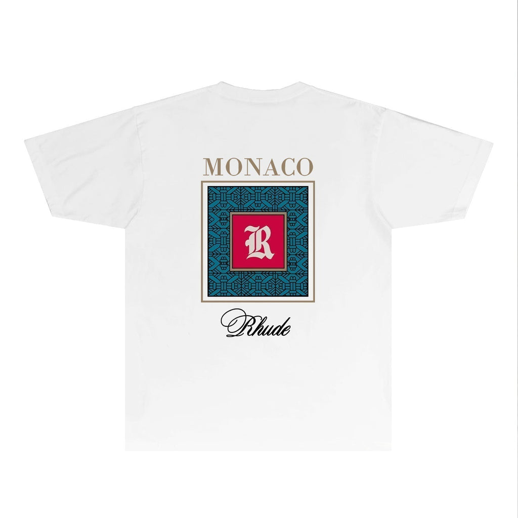 Rhude T-shirts Printed Trendy Pure Cotton
