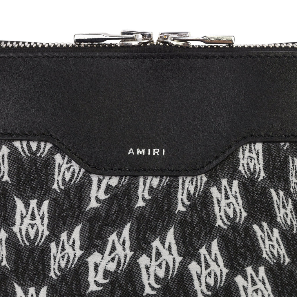 Black Wavy Houndstooth Weekender Bag