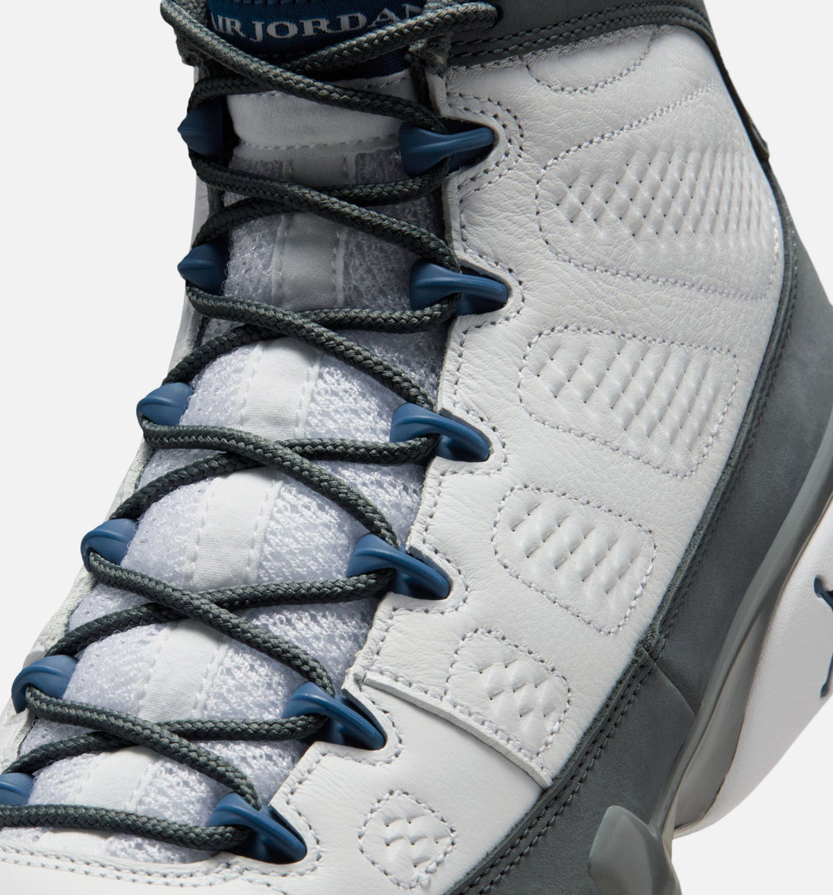 Air Jordan 9 Retro Flint Grey and French Blue Men's Sneakers