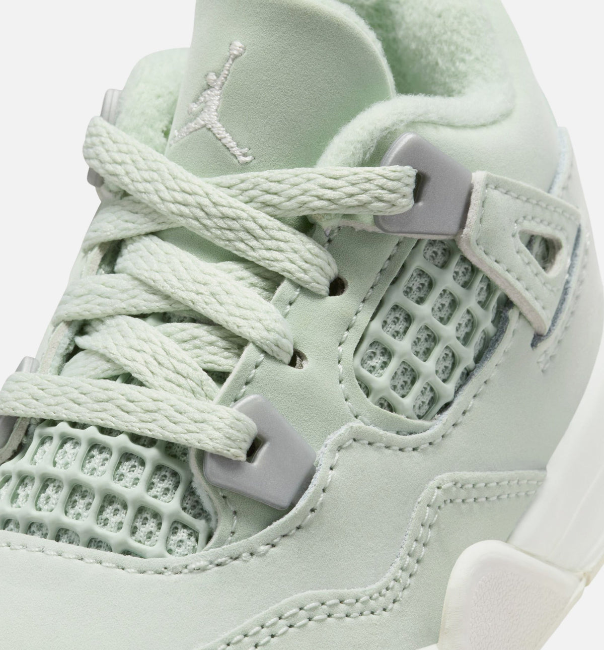 Air Jordan 4 Retro Abundance | Infant/Toddler Lifestyle Shoe | Sea Glass/Sail/Metallic Silver