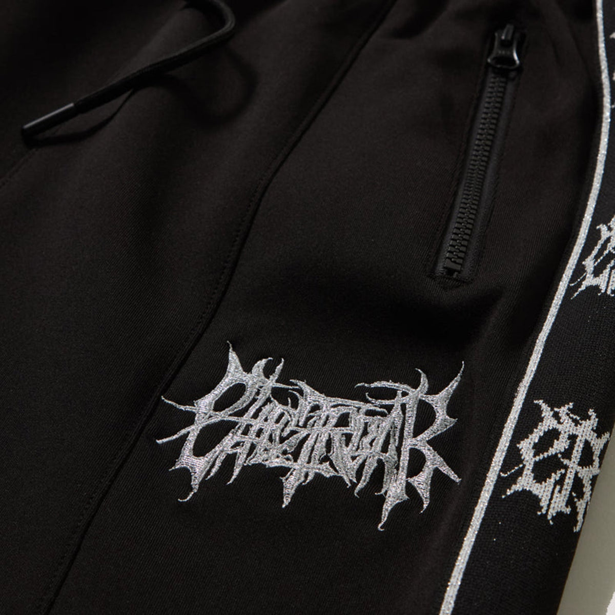 Chet Rock Lithium Wide Track Pant: Black