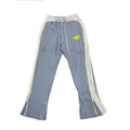 Syna world Light Grey Contrast Stripe Flared Sweatpants