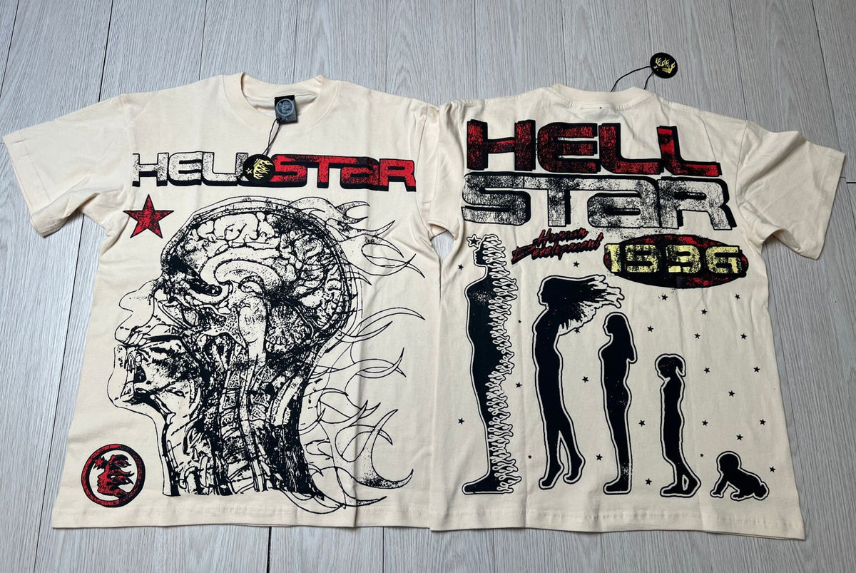 Hellstar Multi‑Vintage Graphic Oversized Tee Streetwear Unisex