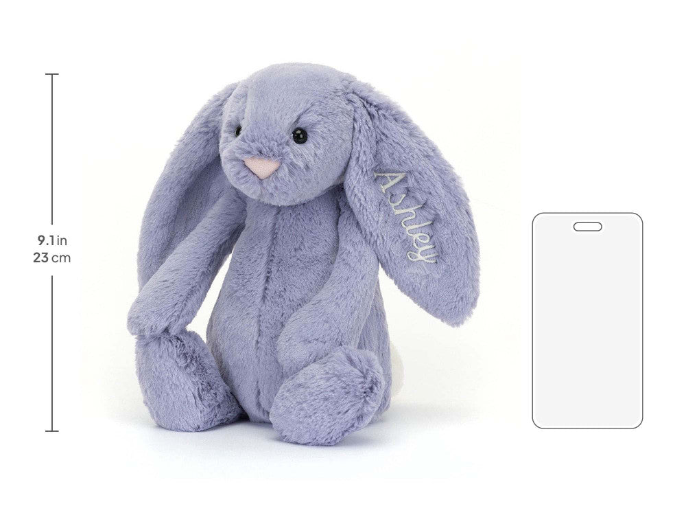 Personalized Bashful Viola Bunny Medium