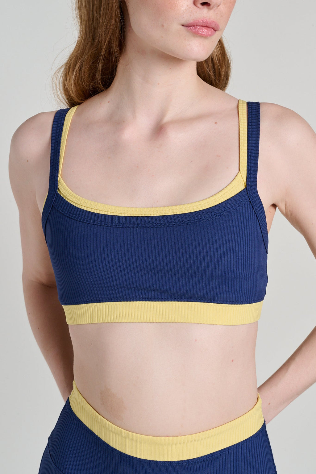 Ribbed Layered Bralette