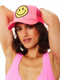 SMILEY VINTAGE TRUCKER PINK