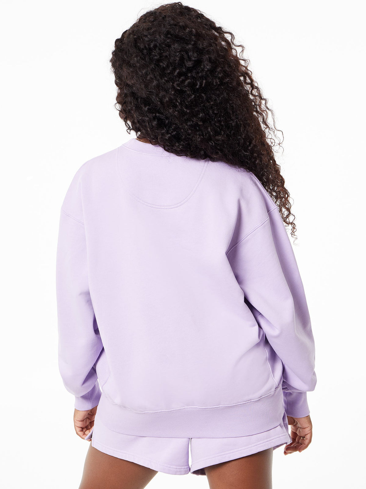 Monday Crew Neck Purple Rose