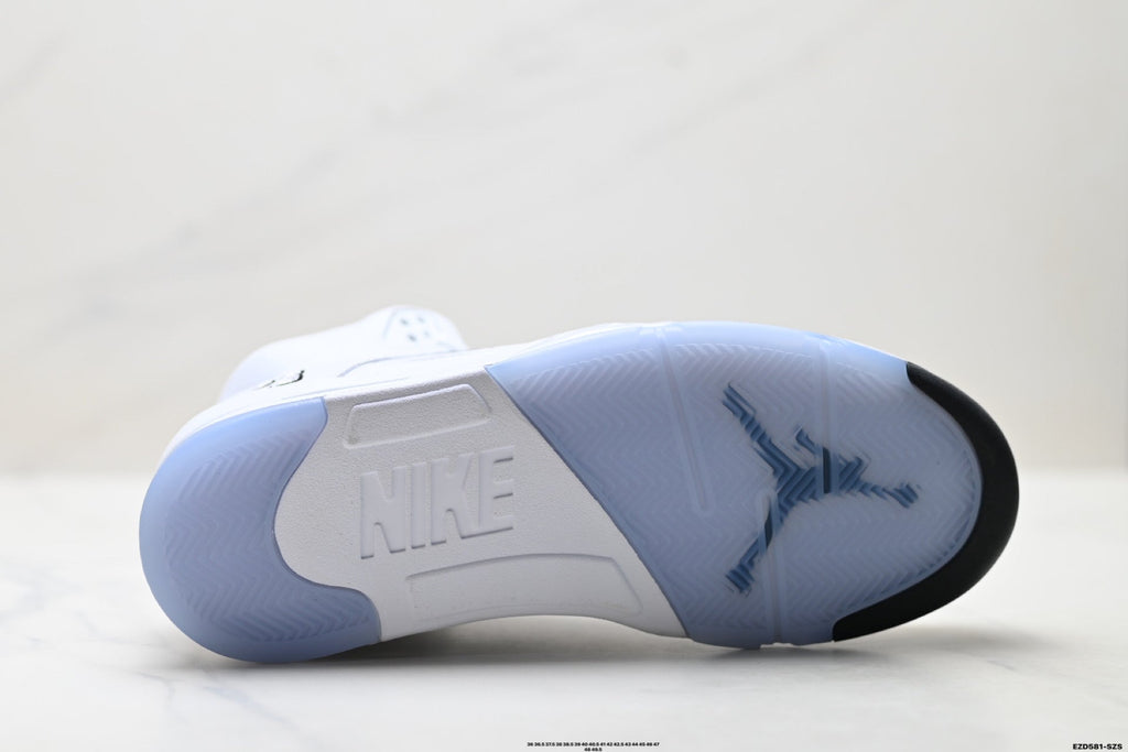 Air Jordan 5 Retro Triple White Sneakers