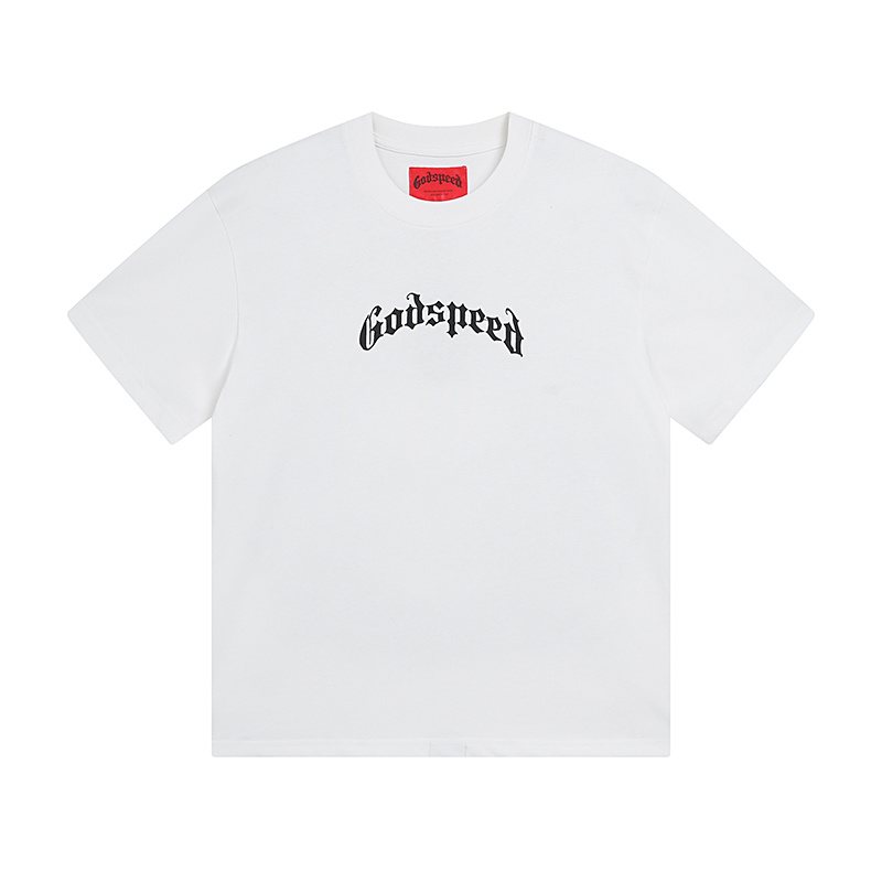 Godspeed Skull Floral Graphic T-Shirt