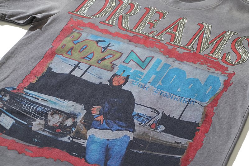 VALE USA Dreams Boyz N The Hood Graphic T-Shirt