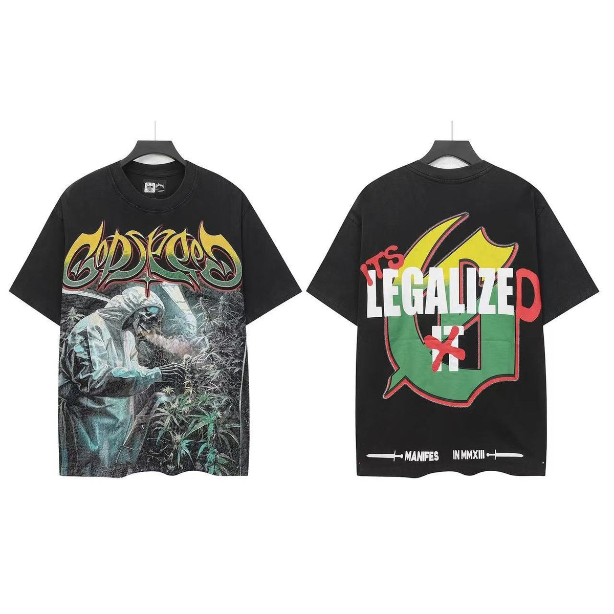 Godspeed Legalized Cannabis Graphic T-Shirt