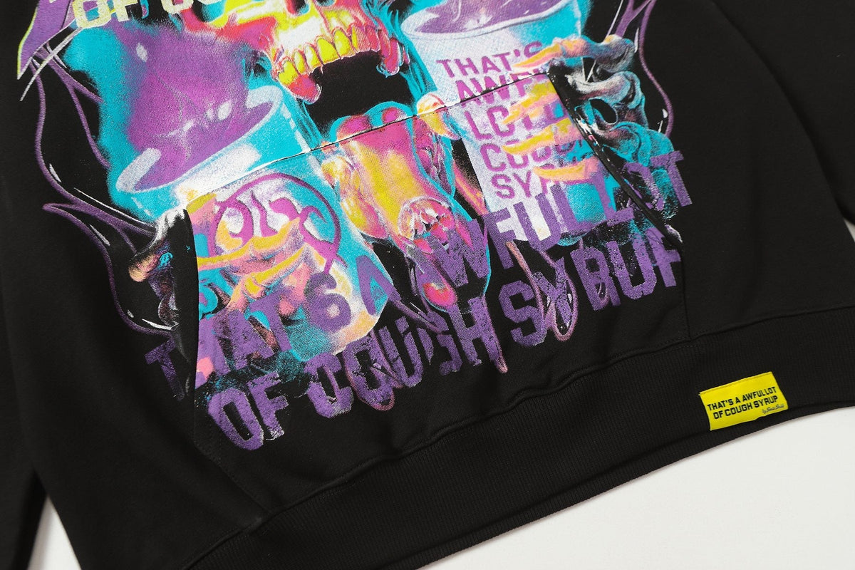 THAT'S A AWFUL LOT OF COUGH SYRUP Rising Star Graphic Hoodie