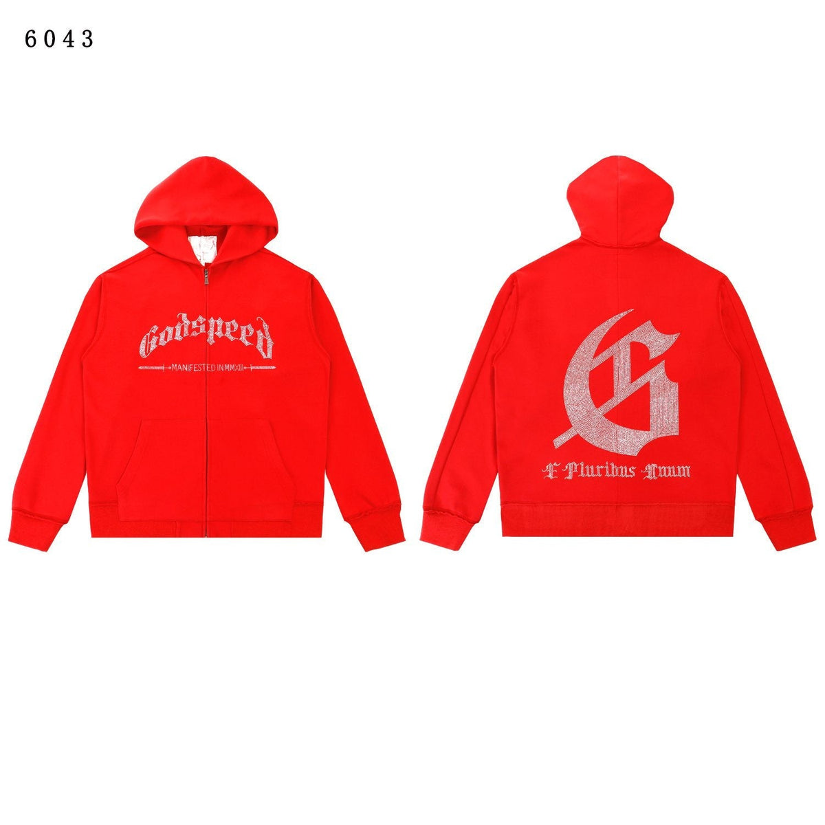 Godspeed E Pluribus Unum Eagle Zip Hoodie