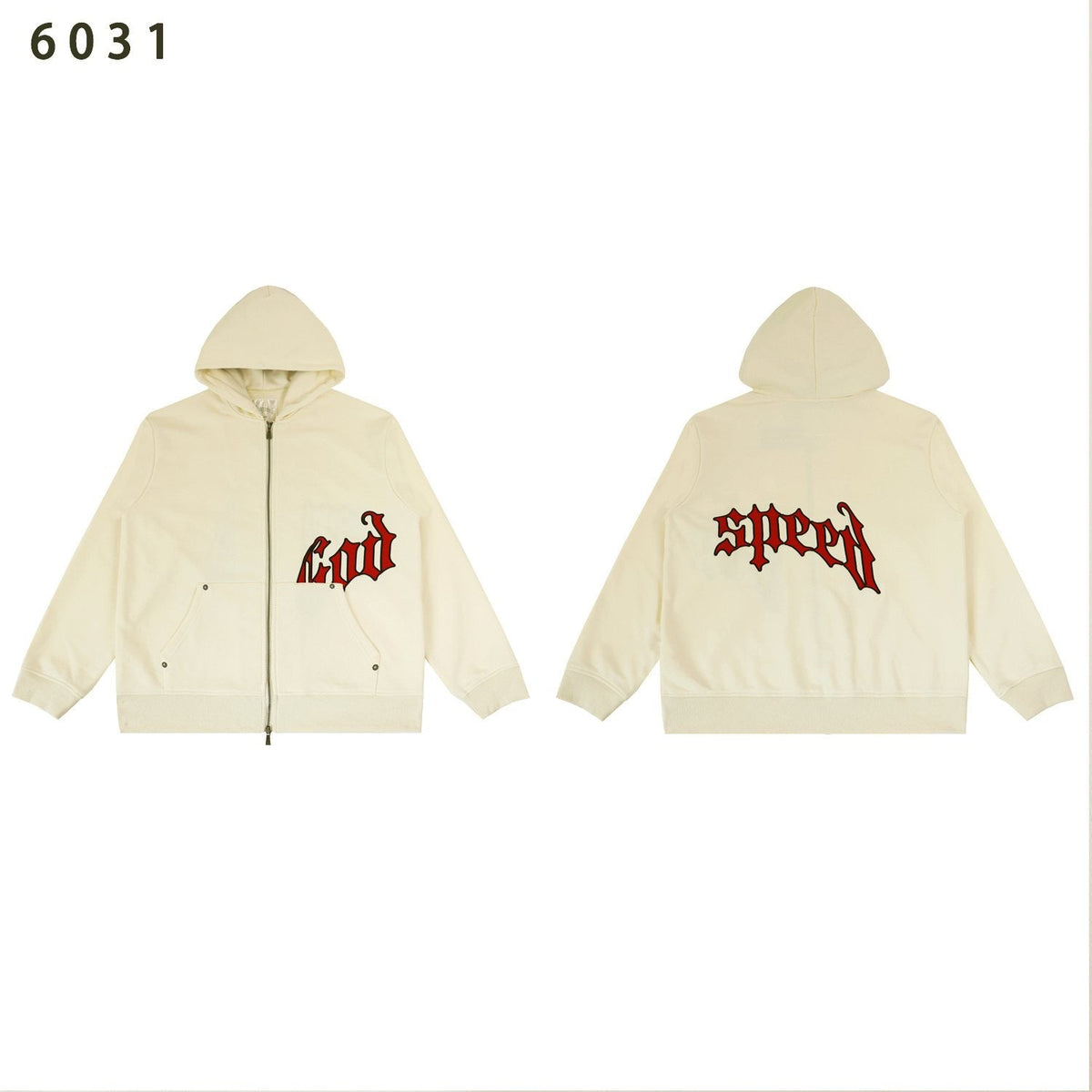 Godspeed Contrast Gothic Zip Hoodie