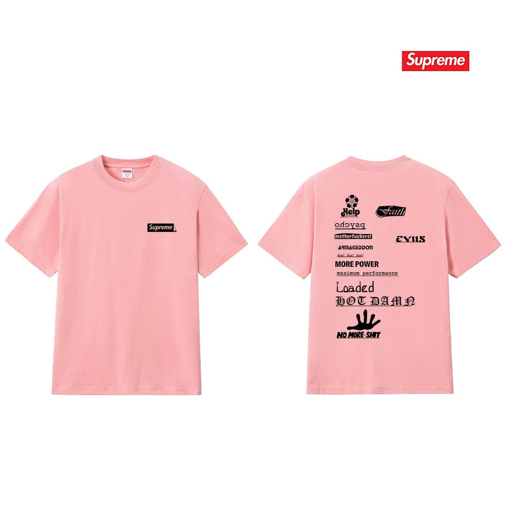 Supreme Multi-Logo Back Graphic T-Shirt