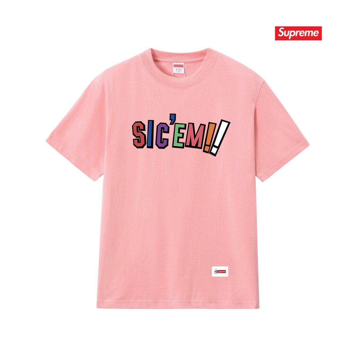 Supreme SIC'EM Street As Usual Graphic T-Shirt